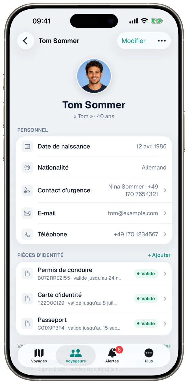 Détail d’une personne dans Etappe